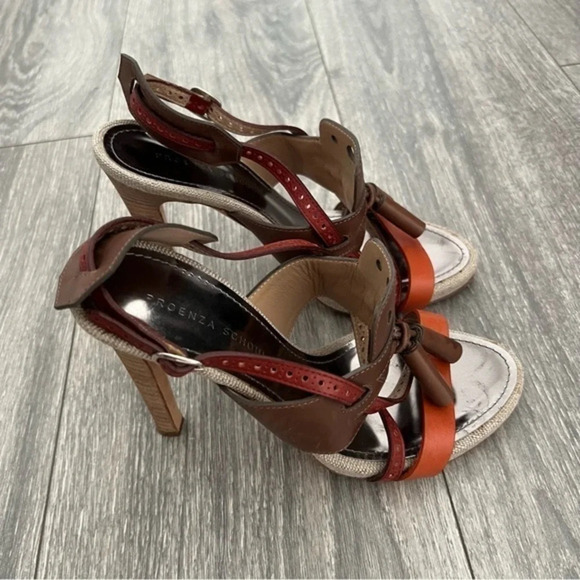 Proenza Schouler colorblock t-strap Sandals - Picture 8 of 8